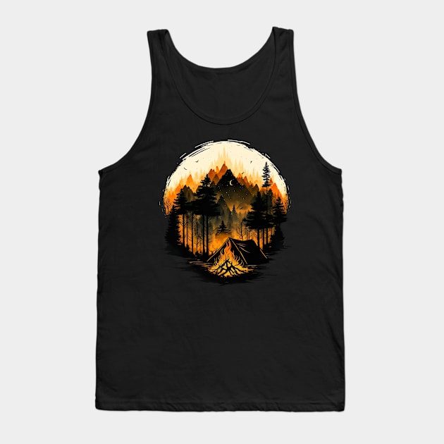 Epic camping Tank Top by ElectricMint